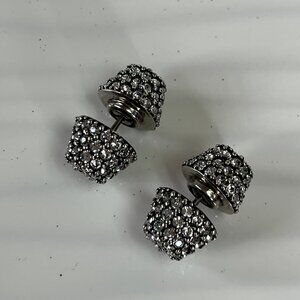 Balenciaga silver tone Cagole Stud earrings